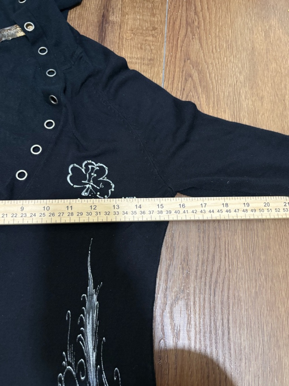 Ed Hardy Christian Audigier Y2K Skull Rhinestone Hooded Dress Women’s Small - Picture 2 of 8